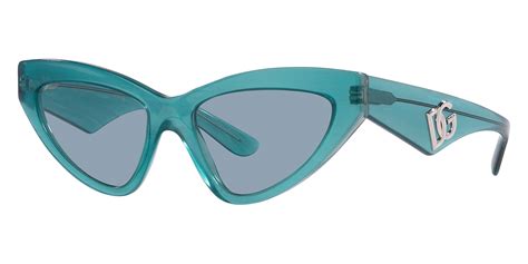 Dolce & Gabbana DG4439 Fleur Azure Sunglasses